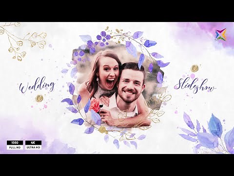 Floral Wedding Slideshow - After Effects Template