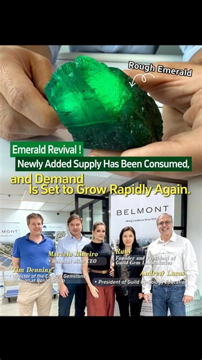 Emerald Revival! Newly Added Supply Has Been Consumed, and Demand Is Set to Grow Rapidly Again! @belmont_emeralds #gemstone #jewelry #emerald #belmont | Guild Gem Laboratory
