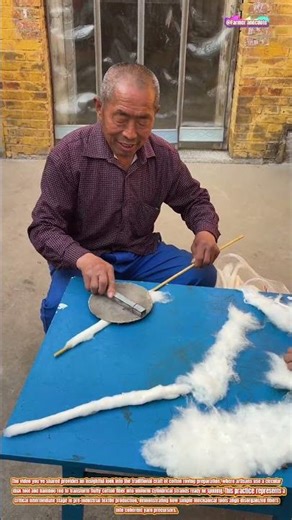 The Art of Traditional Cotton Roving Preparation