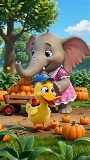 Oopsie Panda's Pumpkin Wagon 🎃🐼 | Cute AI Animated Animal Story #shorts