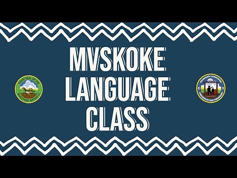 05.26.2022 Level 1 Mvskoke Language Class