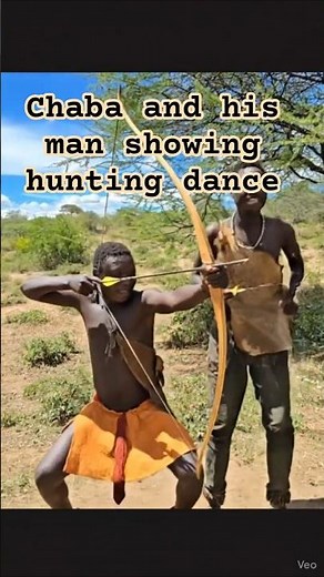 Hadzabe Tribe Chaba & Friend Dancing in Africa Forest! Traditional Dance Vibes #hadzabetribe #africa