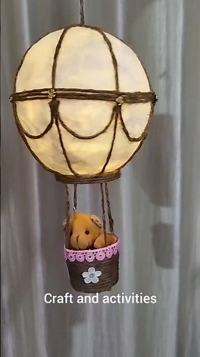 How To Make Balloon Lamp | DiY Night Lamp | Balloon Lantern