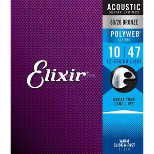 Elixir 11150 Polyweb Acoustic 12-String 10-47 favorable buying at o...