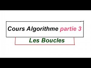 cours algorithme les boucles