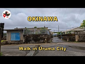 [4K] Walk in Okinawa Japan | Walking down a quiet alley | Katsuren Uruma City ⛅（April , 2025）