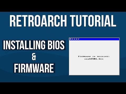 RetroArch 1.8.4 - Installing Bios & Firmware
