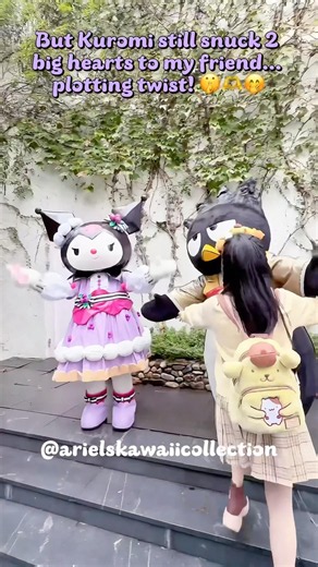 POV: Bad Badtz-Maru gets jealous over Kuromi... 🤭😈🖤 #shorts #sanrio #kuromi #cute #viral