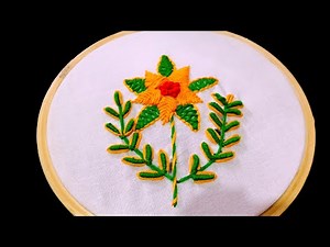 embroidery Beautiful Needlework Art | Easy Hand Embroidery Design
