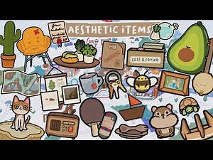 Toca Life World : WHERE TO FIND MY SUPER SECRET AESTHETIC ITEMS🍑🌿 | TOCA BOCA