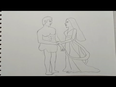 Adam & Eve Painting Part -1