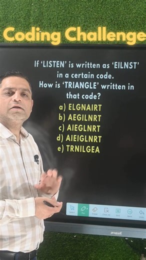 Coding Challenge - Intersting and Important Type #math #mathematics #reasoningchallenge #reasoning #reasoningtricks #reasoningquestions #SSC #banking #RRA #Olympiads | Nand Kishore Classes