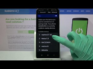 How to Pair Bluetooth Device with SAMSUNG Galaxy F12 – Add Bluetooth Device