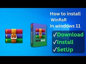 How To Download And Install WinRAR On Window 10 or 11 Latest Version 2025