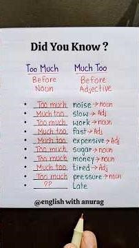 Grammar Lessons 🔥 👨‍🏫