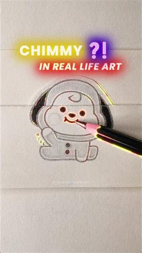 BTS Jimin - Chimmy Drawing Transformation