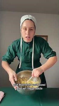 Amish Macaroni Salad | The Recipe Details are in the Description