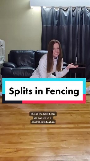 Impressive Splits in Fencing: An Epee Fencer Showcase