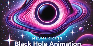 BLACK HOLE ANIMATION WITH HTML CSS AND JAVASCRIPT