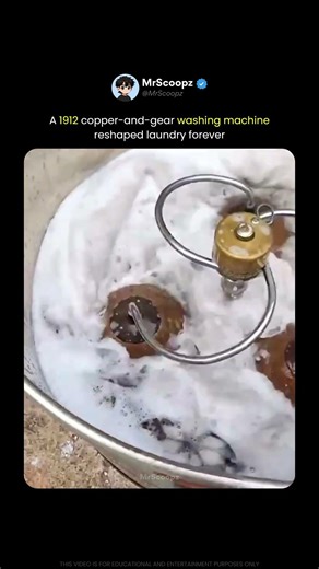 This 1912 Machine Changed How People Washed Clothes 🧺