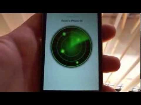 DeviceHunt iBeacon Concept -- Find a phone inside your house