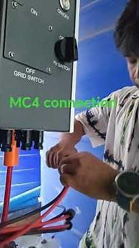 MC4 connection #solar #electrician