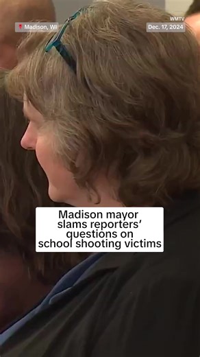 Mayor of Madison, Wisconsin, slams reporters' questions on school shooting victims: | NBC News