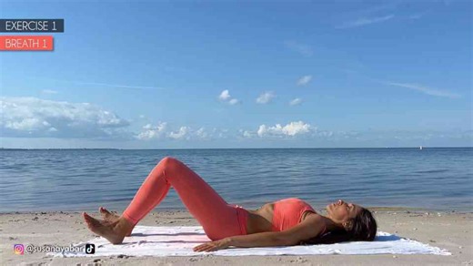 The best exercise to reduce waist and abdomen: hypopressive workout with @Susanayabar