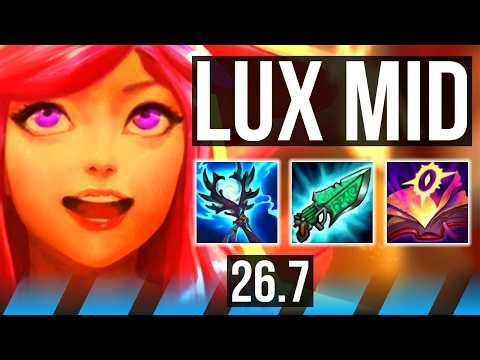 LUX vs LEBLANC (MID) | Electrocute | NA Challenger | 26.7