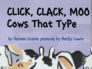 Click,clack,moo,cows that type原版绘本