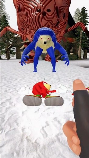 Who's Faster In Snowy Christmas Storm? ❄️🎄 Sonic Vs Shin Sonic Tapes | Gmod Snowfall Race#gmod