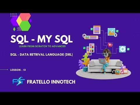 SQL - DATA RETRIVAL LANGUAGE (DRL)