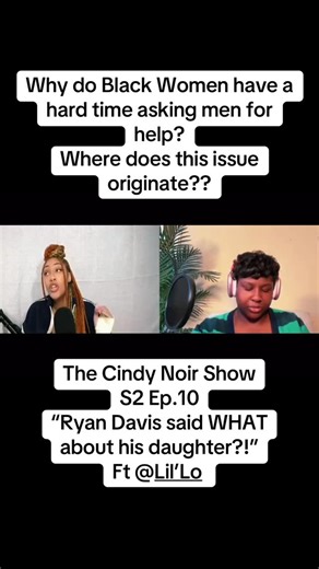 Cindy Noir on Instagram: "#canwetalkaboutit b/c Lil Lo and I got into ALL the things regarding Ryan Davis’ interview with Shannon Sharpe, did you see our episode?? #controversial #unpopularopinion #trending #viral"