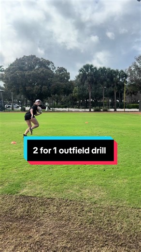 Effective 2 for 1 Outfield Drill for Softball and Baseball