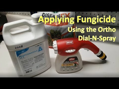 Applying Propiconazole Fungicide with Ortho Dial-N-Spray | plus "Ortho Math" - Setting Selection