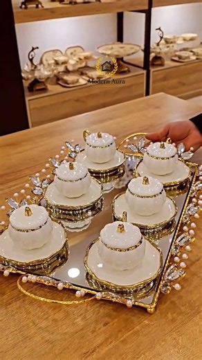 Modern Aura Elegant Floral tea Cup#short#trendingvideo #home #elegantkitchen #coffee