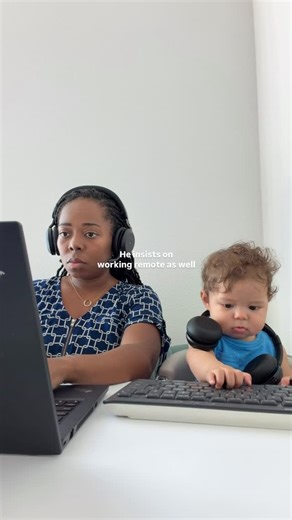 Kyra on Instagram: "Ya’ll I’m convinced Shiloh thinks I’m the one with the fake keyboard LOL😂"