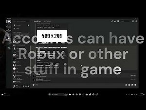 Roblox alt gen 100% working | insanity gen