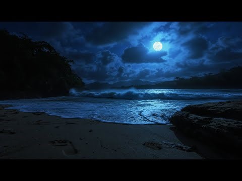 Fall Asleep With Relaxing Sea Sounds, Low Frequency Ocean Noise for Deep Sleeping ✅