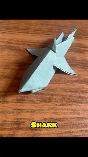 Paper Shark 🦈 | #shorts #origami #diy