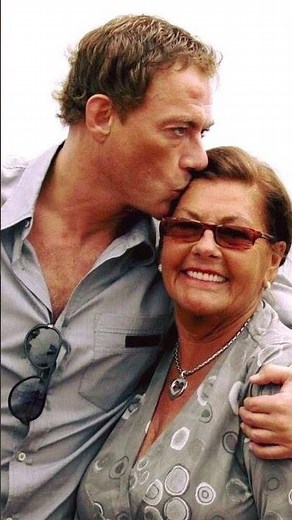 Jean-Claude Van Damme and his Mother #vandamme #actor #family #love