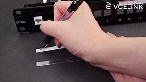 VCE 24 Port Patch Panel, 1U Blank Cat6 Rackmount Panel for RJ45, HDMI, Coax, Speaker Keystones, 19 inch, 1 Pack