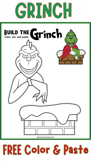 FREE Grinch Coloring Pages! Comment GRINCH for the link.👇👇 | Kids Craft Room