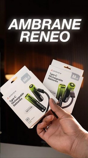 Type-C Rechargeable AA & AAA Battery - Ambrane Reneo