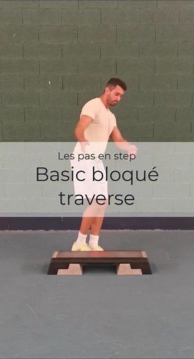 🏆 Les pas en STEP : basic bloque traverse ! Apprends le step avec moi lien en bio #step #stepfitness