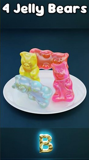 Softbody Jelly Bears Falling 🍬 | Blender Simulation | Satisfying Animation