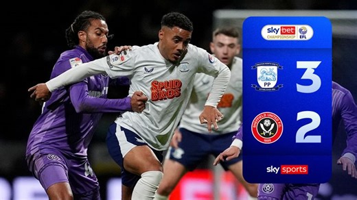 Preston North End 3-2 Sheffield United: Daniel Jebbison completes stunning comeback at Deepdale as Blades' misery continues