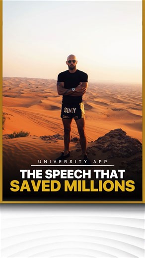 University App 2.0 on Instagram: "The speech that rescued an entire generation."