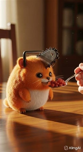 ポチタにごはんをあげる 新しいチェンソーマンの秘密を発見 #shorts #ai #chainsawman
