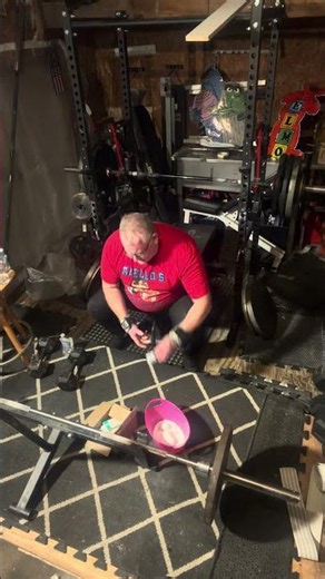 350-1 bench. first workout in over two weeks from being sick. 58 years old. ￼